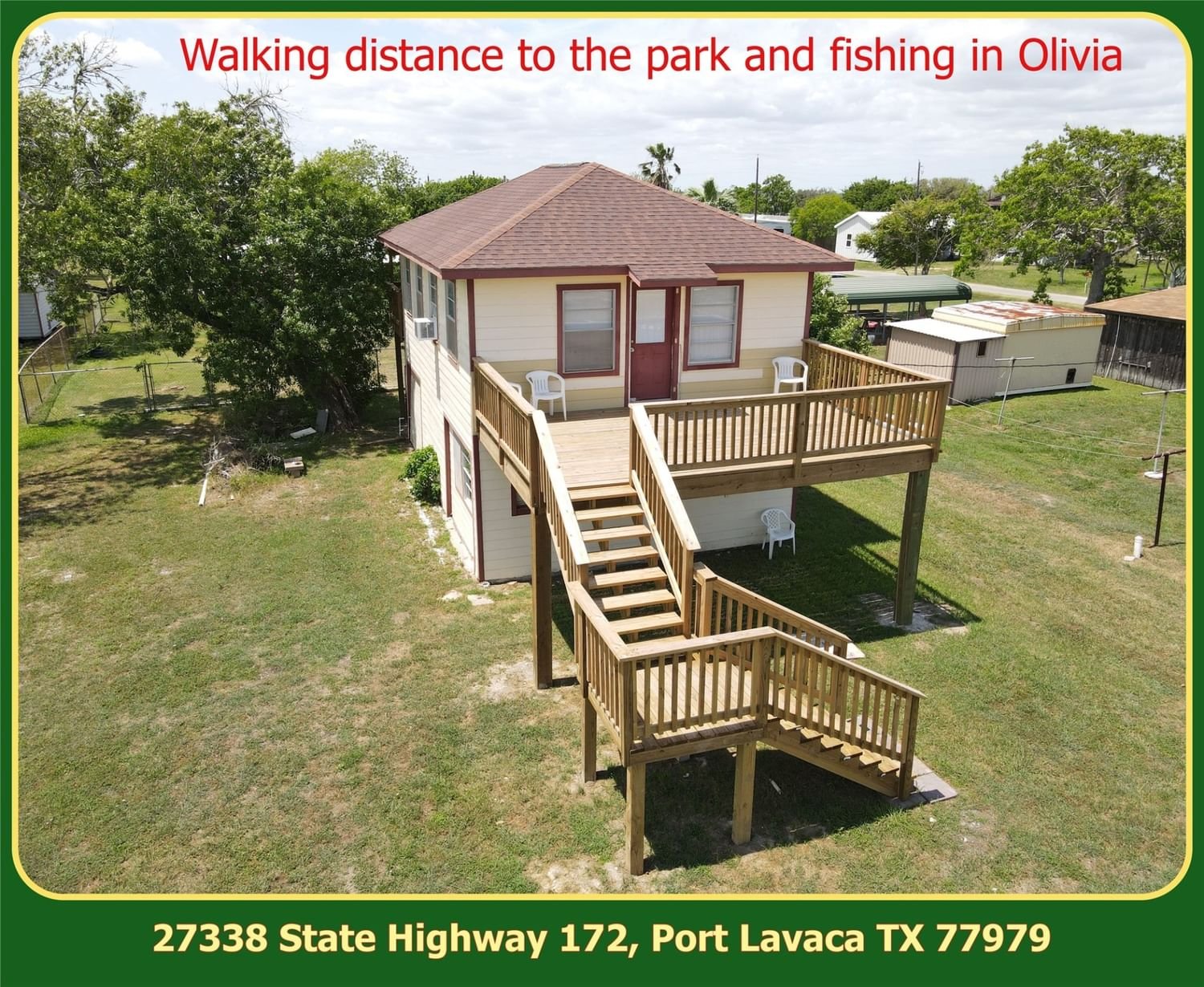 Real estate property located at 27338 State Highway 172, Calhoun, Olivia Townsite, Port Lavaca, TX, US