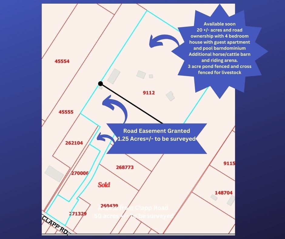 Real estate property located at 000 Clapp Road, Waller, BENNETT TRACT 1 ACRES 22.0564, Brookshire, TX, US