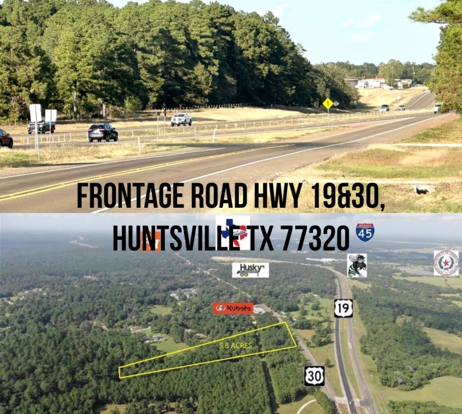 Real estate property located at 2164 State Highway 30, Walker, No, Huntsville, TX, US