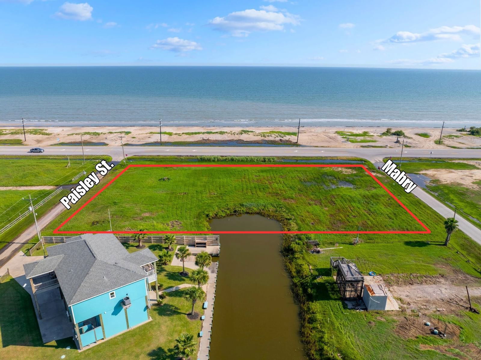 Real estate property located at +/- 1.5 Acres Highway 87, Galveston, Canal City, Gilchrist, TX, US