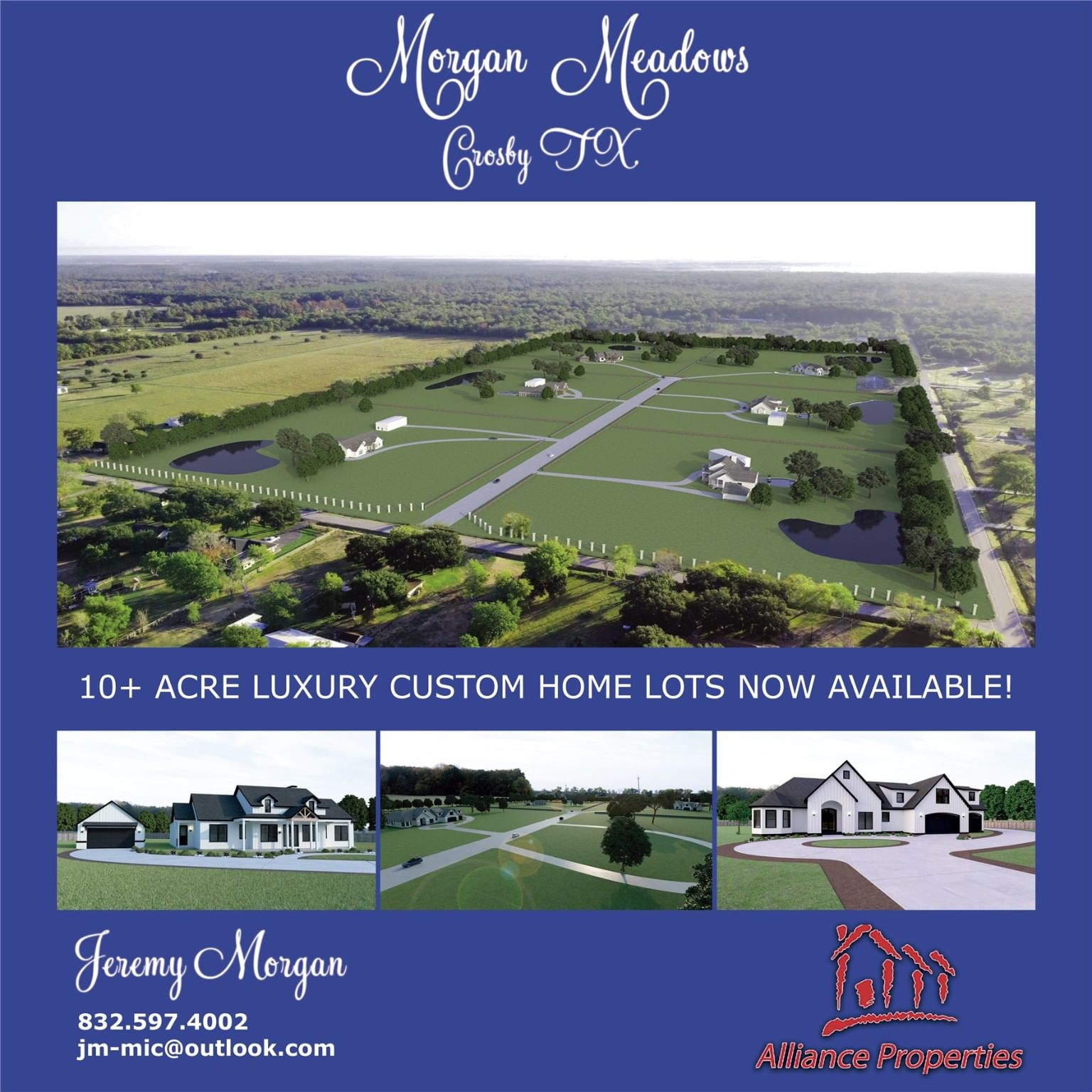 Real estate property located at 16500 Adlong School Rd, Harris, Morgan Meadows, Crosby, TX, US