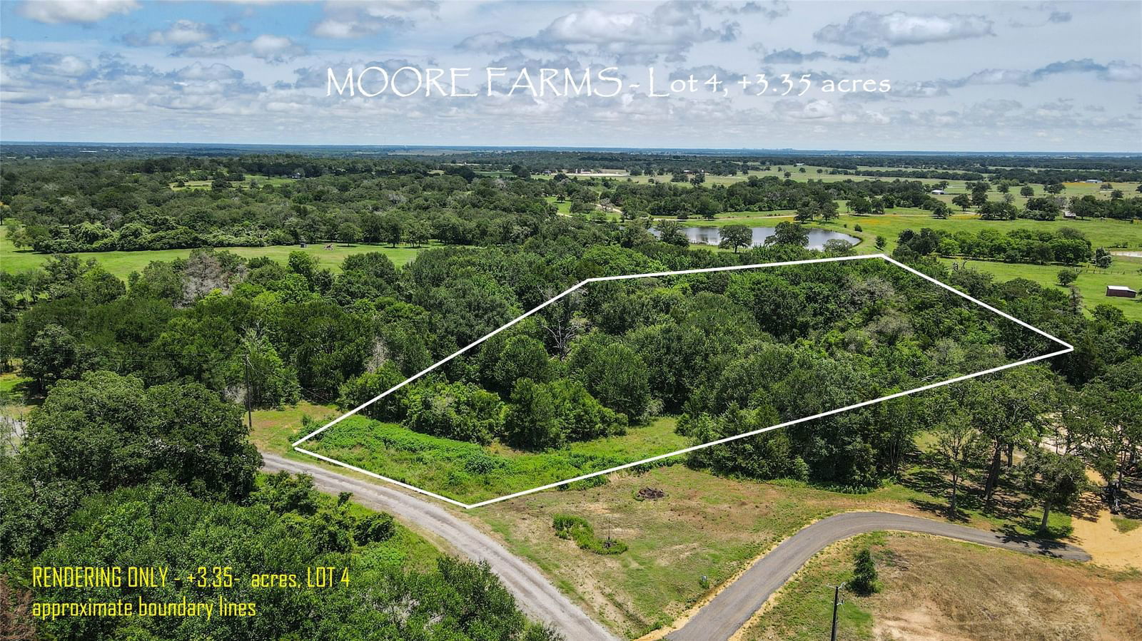 Real estate property located at 3553 County Road 234 - 3 acres, Burleson, Moore Farms, Caldwell, TX, US