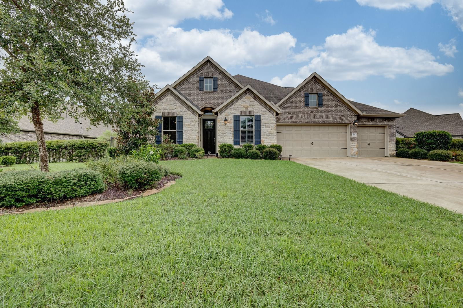 Real estate property located at 54 Overland Heath, Harris, Woodlands Creekside Park West Sec, Tomball, TX, US