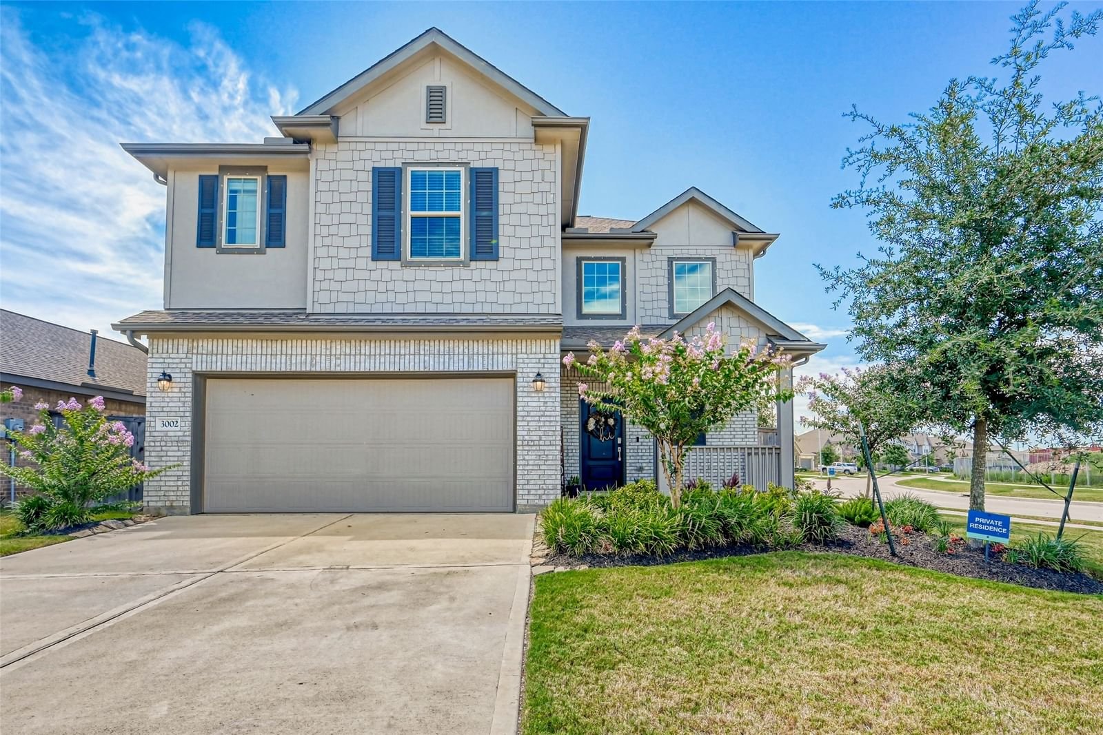 Real estate property located at 3002 Barberry, Fort Bend, Jordan Ranch Sec 15, Brookshire, TX, US