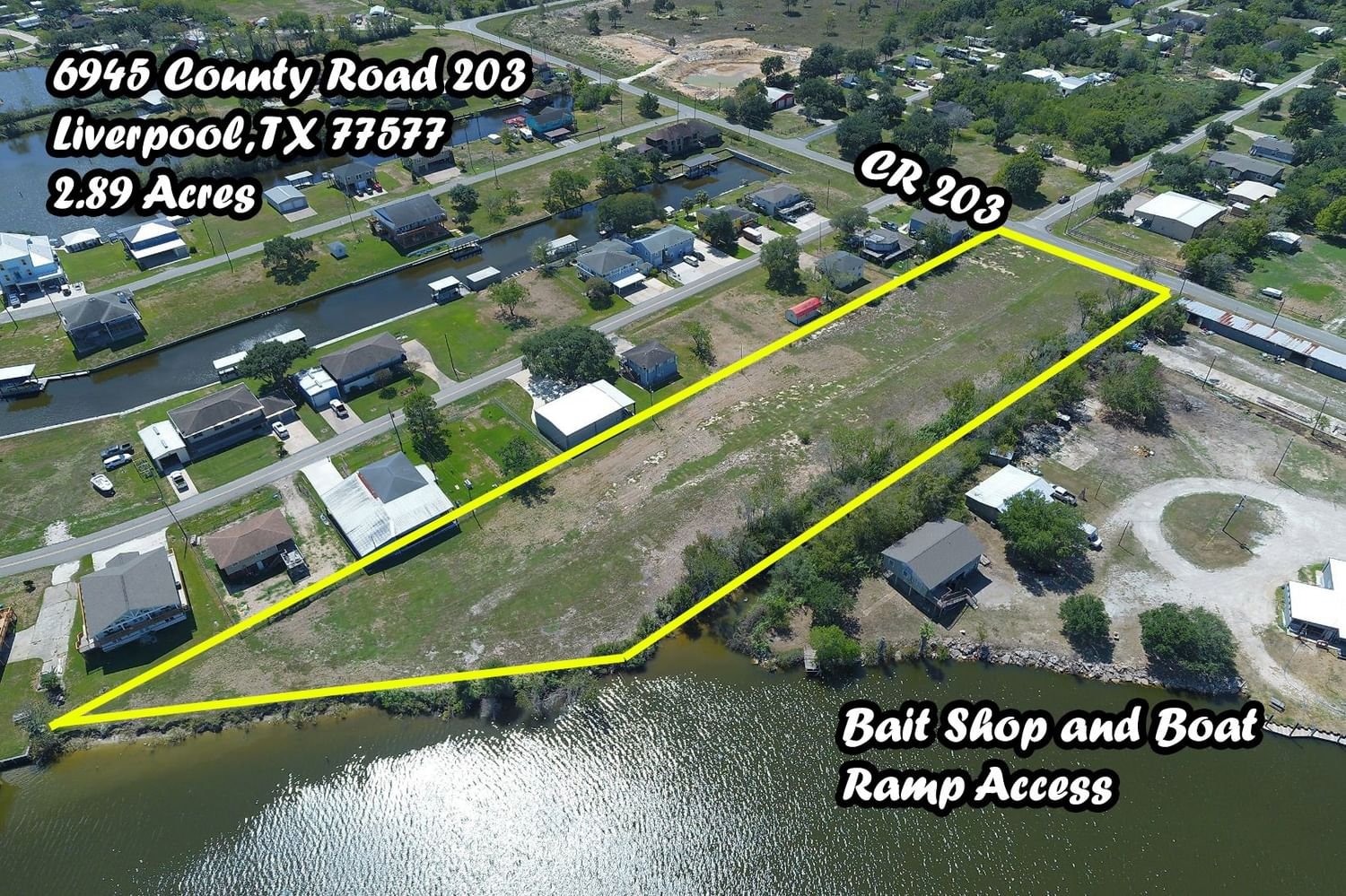 Real estate property located at 6945 County Road 203, Brazoria, Liverpool, TX, US