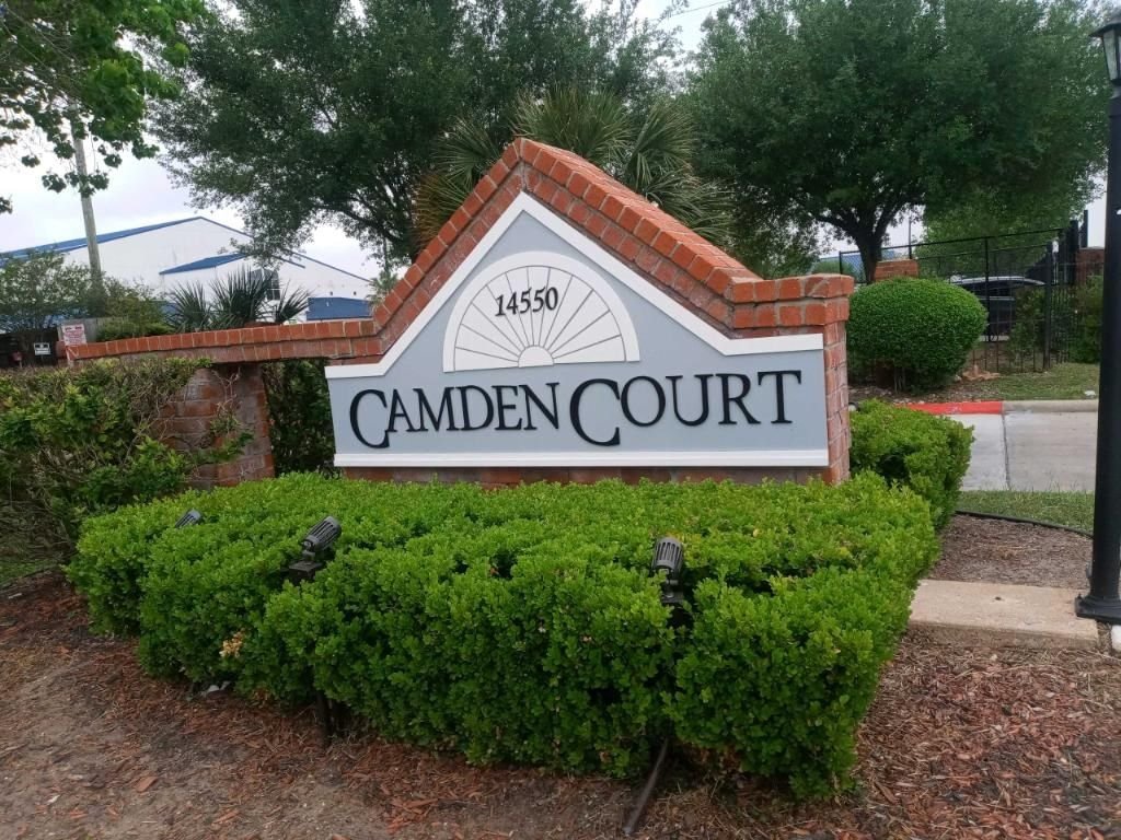 Real estate property located at 14550 Fonmeadow #1206, Harris, Camden Court Condo, Houston, TX, US