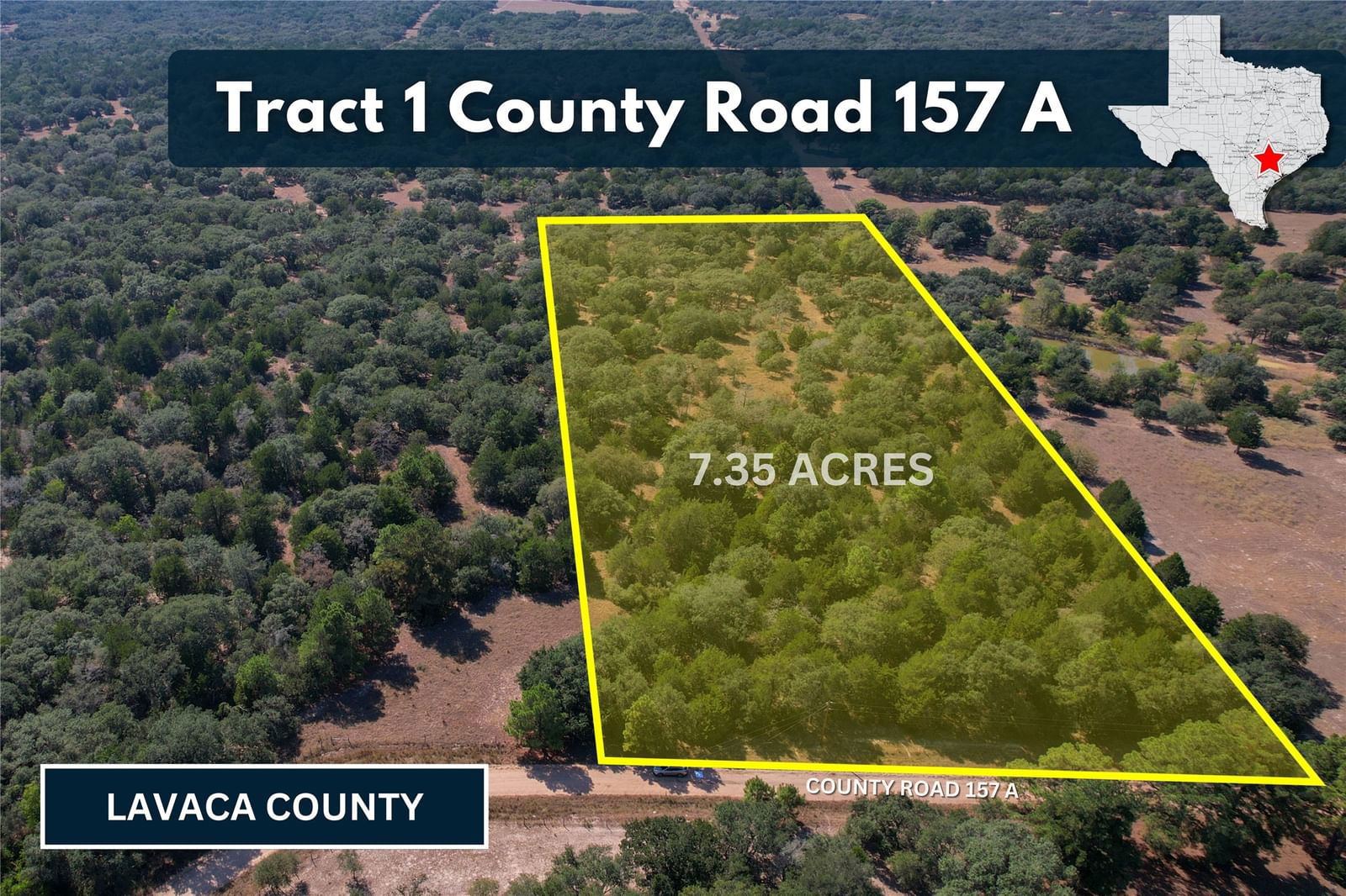 Real estate property located at Tract 1 County Road 157a, Lavaca, Vienna Woods Sec I, Hallettsville, TX, US