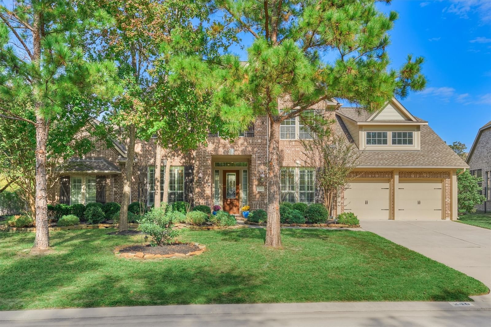 Real estate property located at 340 Tupelo Green, Harris, The Woodlands Creekside Park 12, Spring, TX, US