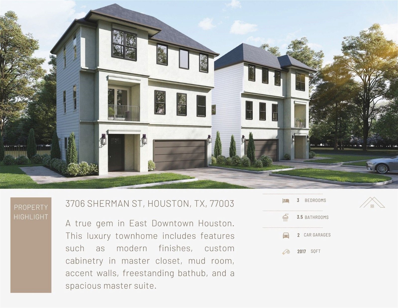 Real estate property located at 3706 Sherman, Harris, Houston, TX, US