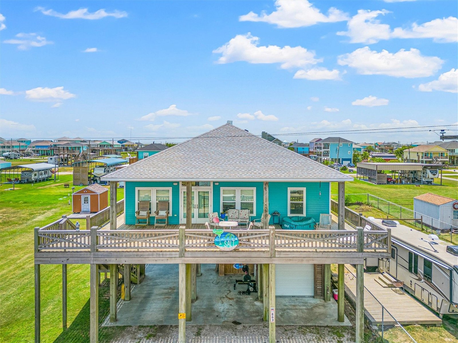 Real estate property located at 863 Selwyn, Galveston, Blue Water 2, Crystal Beach, TX, US