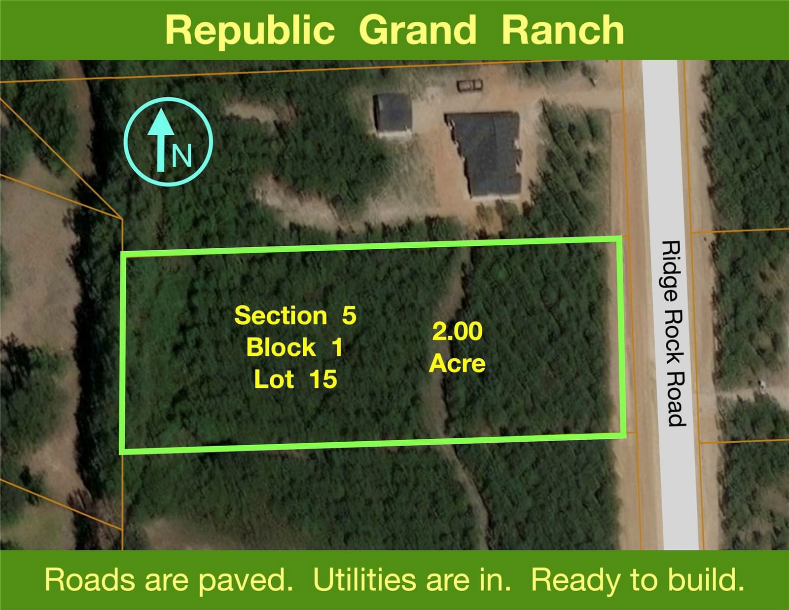 Real estate property located at 15675 Ridge Rock, Montgomery, Republic Grand Ranch, Willis, TX, US