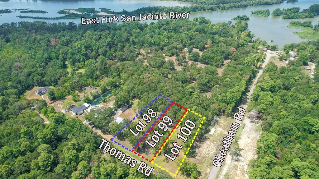Real estate property located at TBD Thomas Lot 100, Harris, Huffman, TX, US