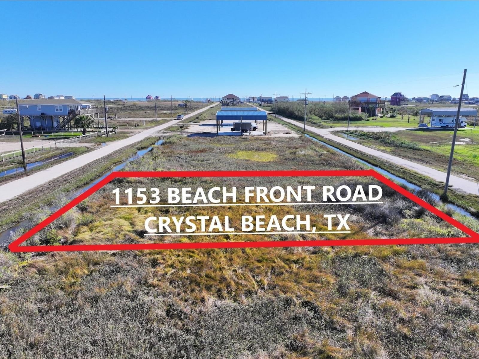 Real estate property located at 1153 Beach Front, Galveston, Beach Front, Gilchrist, TX, US
