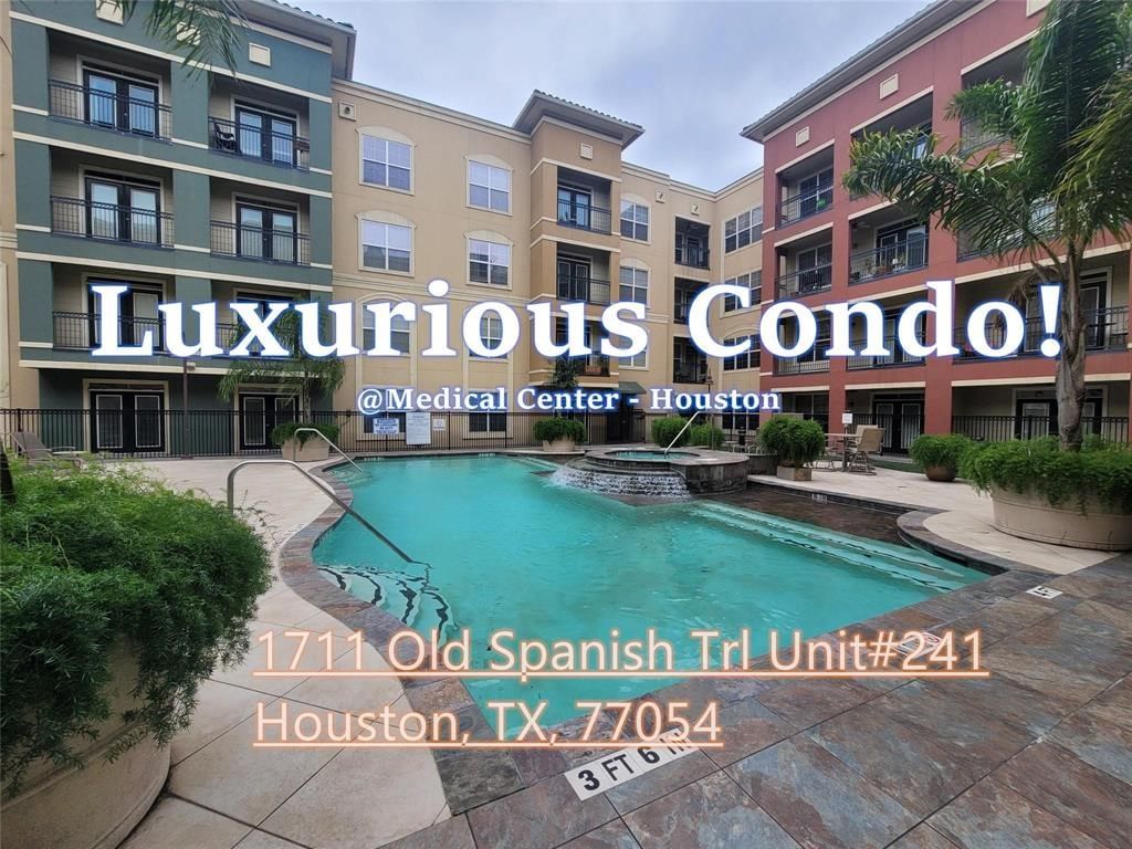 Real estate property located at 1711 Old Spanish #241, Harris, Valencia Condos, Houston, TX, US