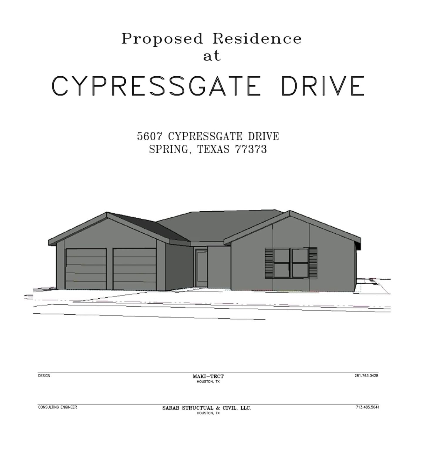 Real estate property located at 5607 Cypressgate, Harris, Greengate Place Sec 01, Spring, TX, US