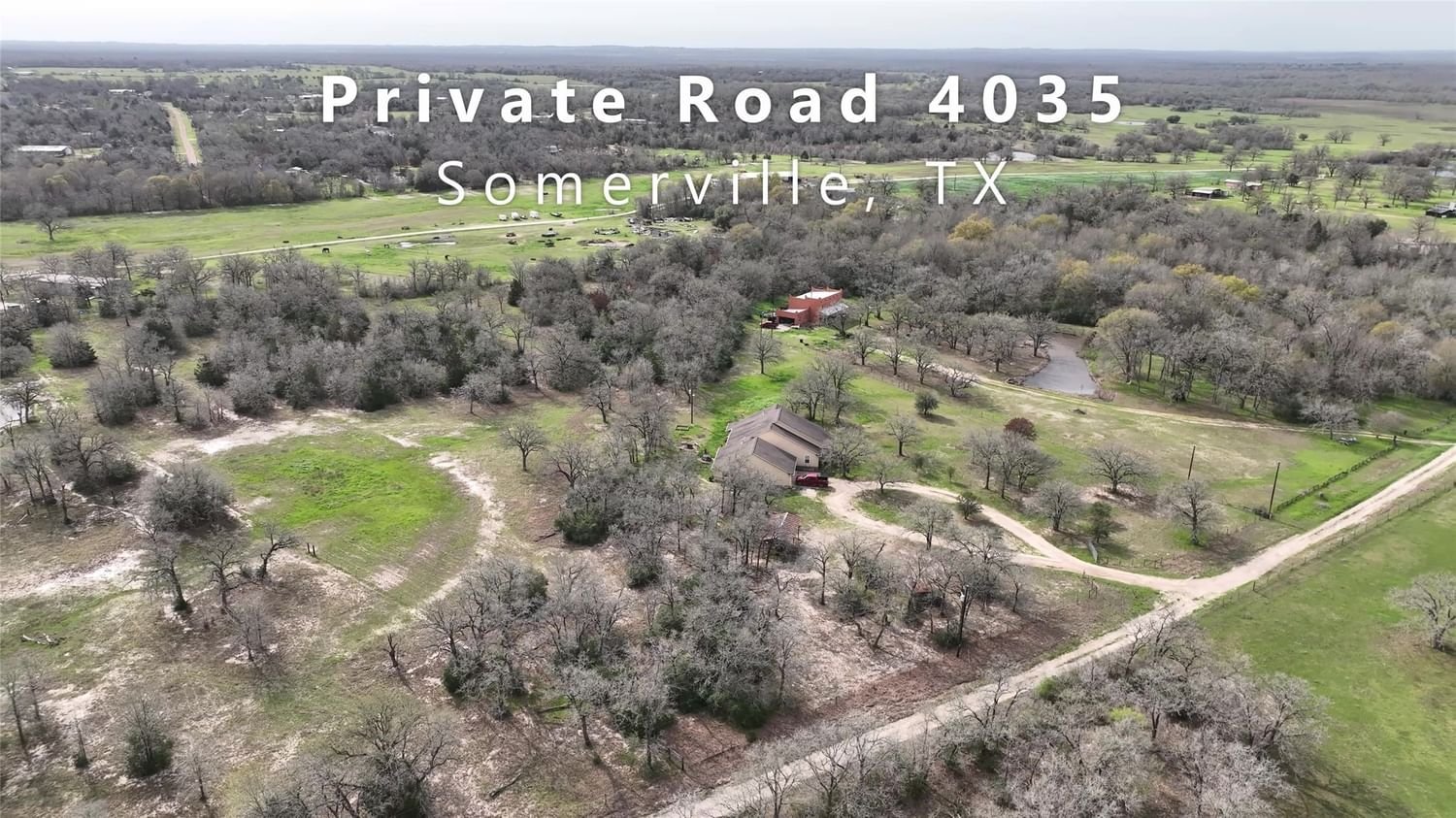 Real estate property located at 510 Private Rd 4035, Burleson, S3501 Budnick-Fritcher, Somerville, TX, US