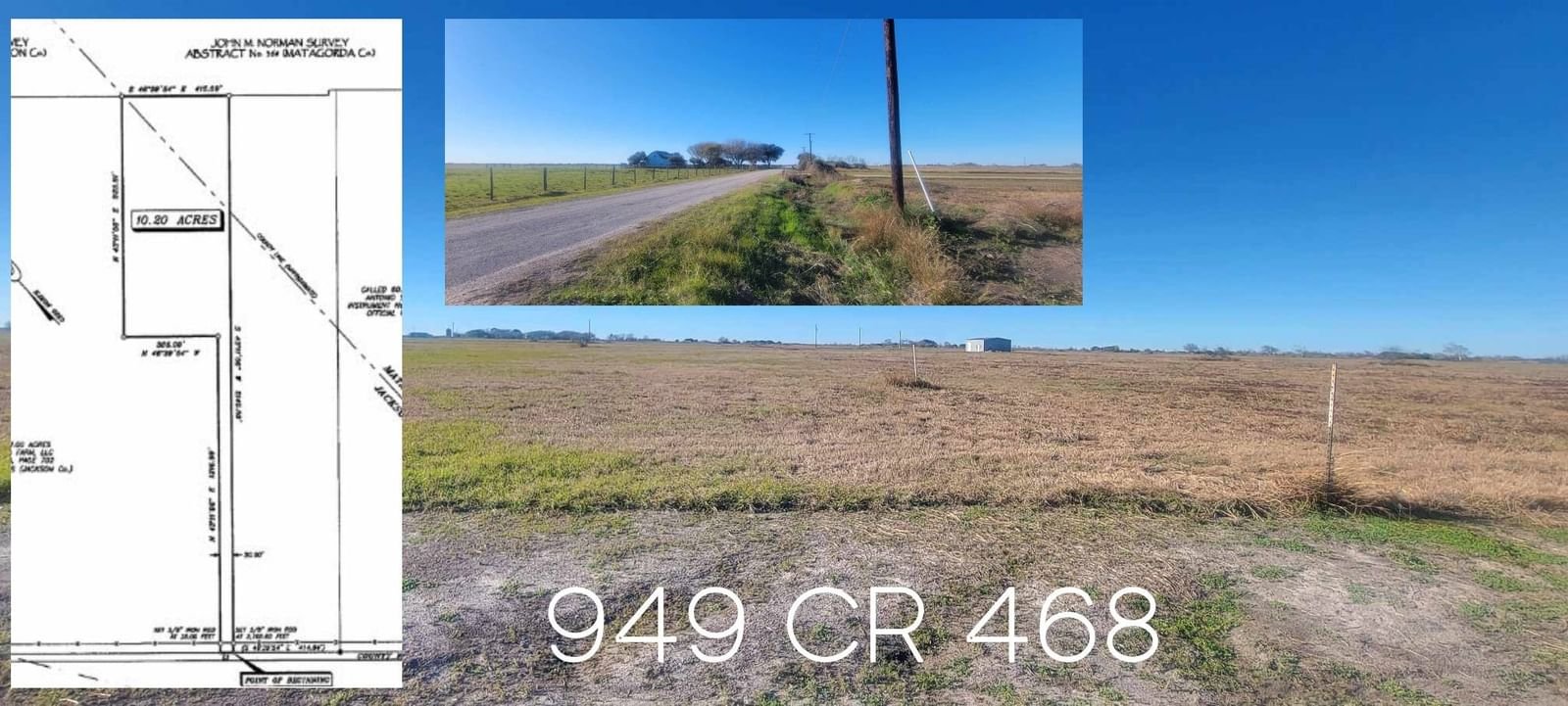 Real estate property located at 949 CR 468, Jackson, J M Norman Sur Abs #368, Palacios, TX, US