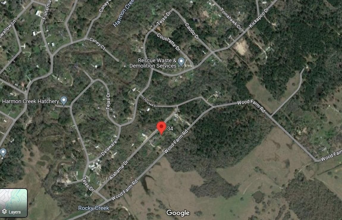 Real estate property located at 34 Alabama, Walker, Redskin Ridge - Sec 2, Huntsville, TX, US