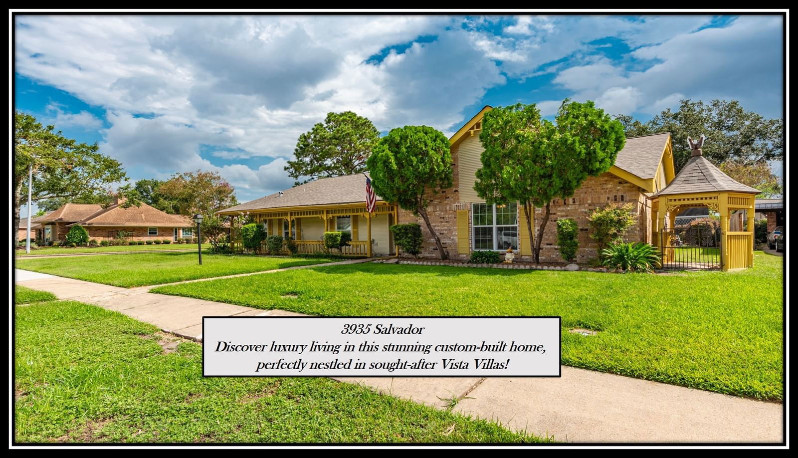 Real estate property located at 3935 Salvador, Harris, Vista Villas Sec 04, Pasadena, TX, US