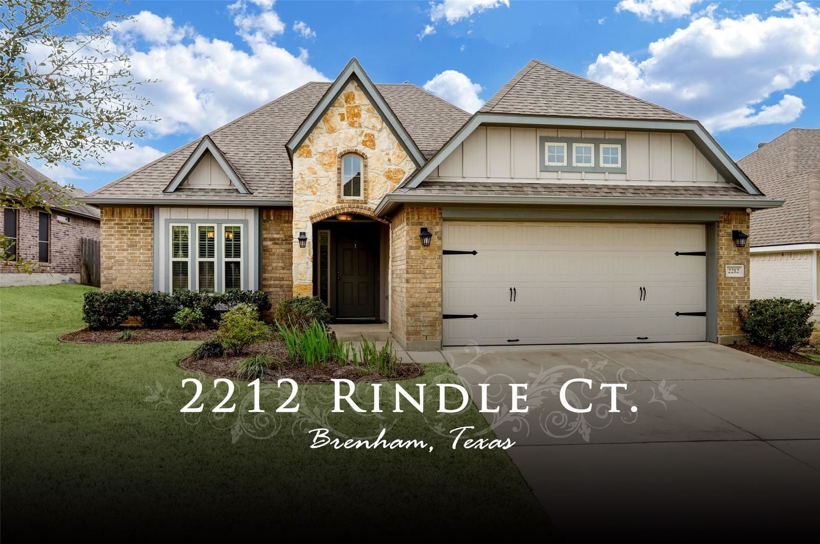 Real estate property located at 2212 Rindle Ct, Washington, Ralston Creek eEstates, Brenham, TX, US