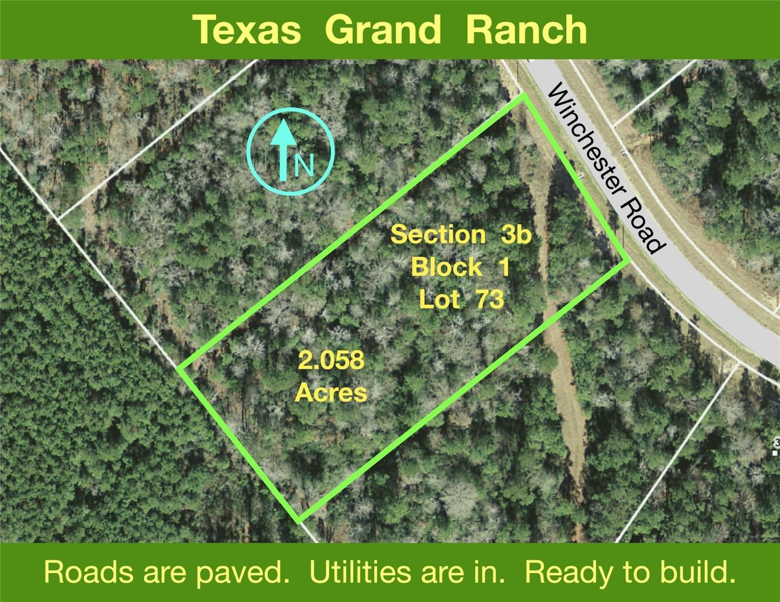 Real estate property located at 3b-1-73 Winchester, Walker, I Texas Grand Ranch, Huntsville, TX, US