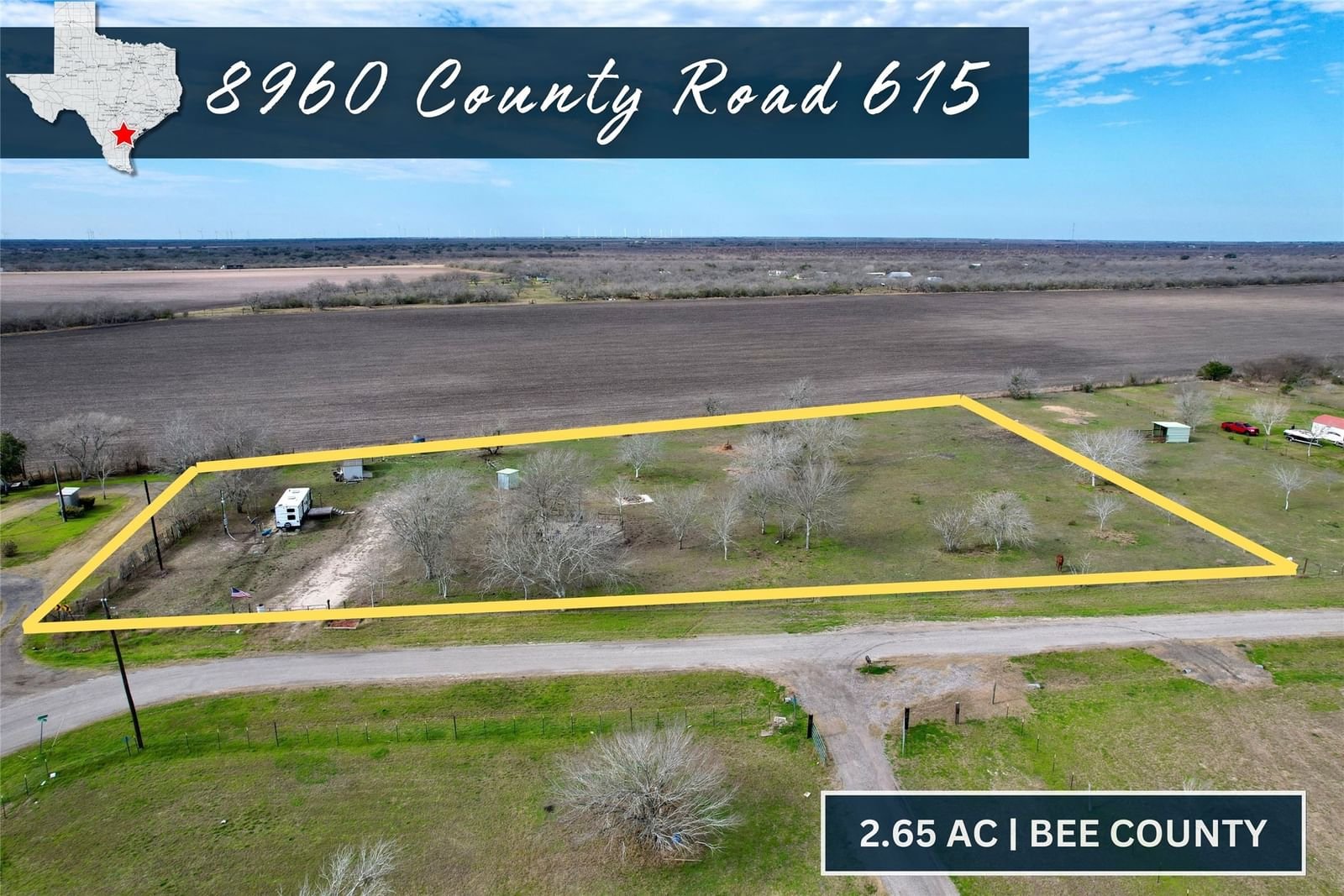 Real estate property located at 8960 County Road 615, Bee, Thomas Banuelos & Step Sons Gr, Skidmore, TX, US