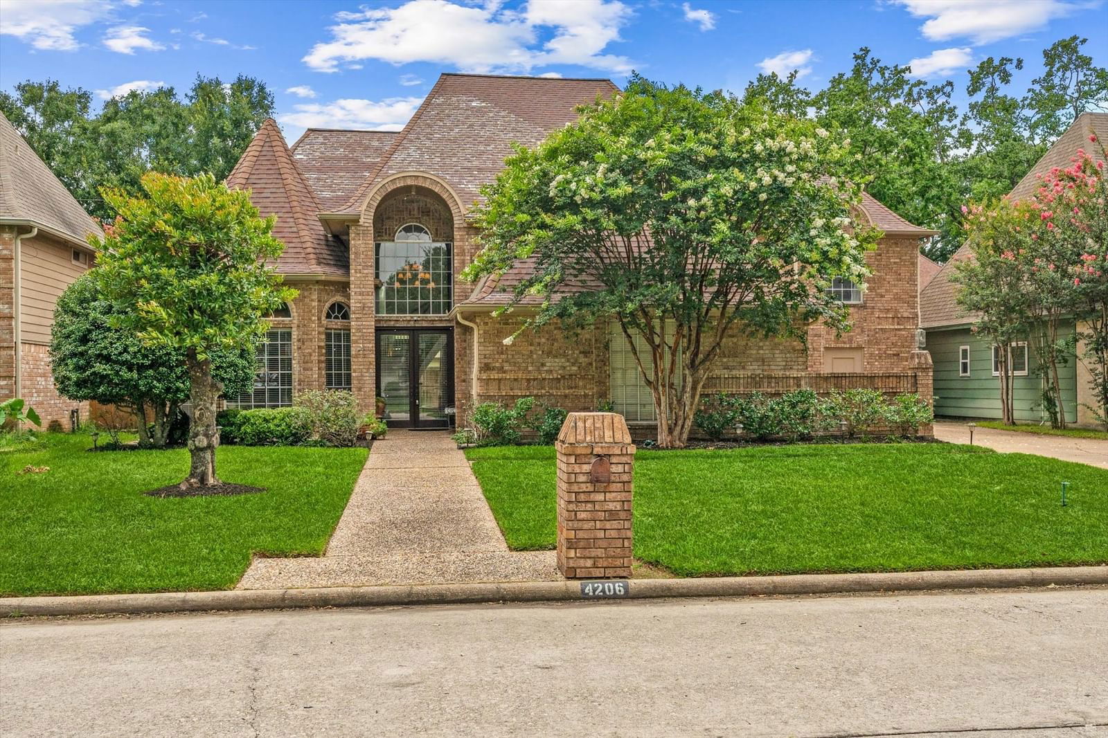 Real estate property located at 4206 Bayglen, Harris, Olde Oaks Sec 02, Houston, TX, US