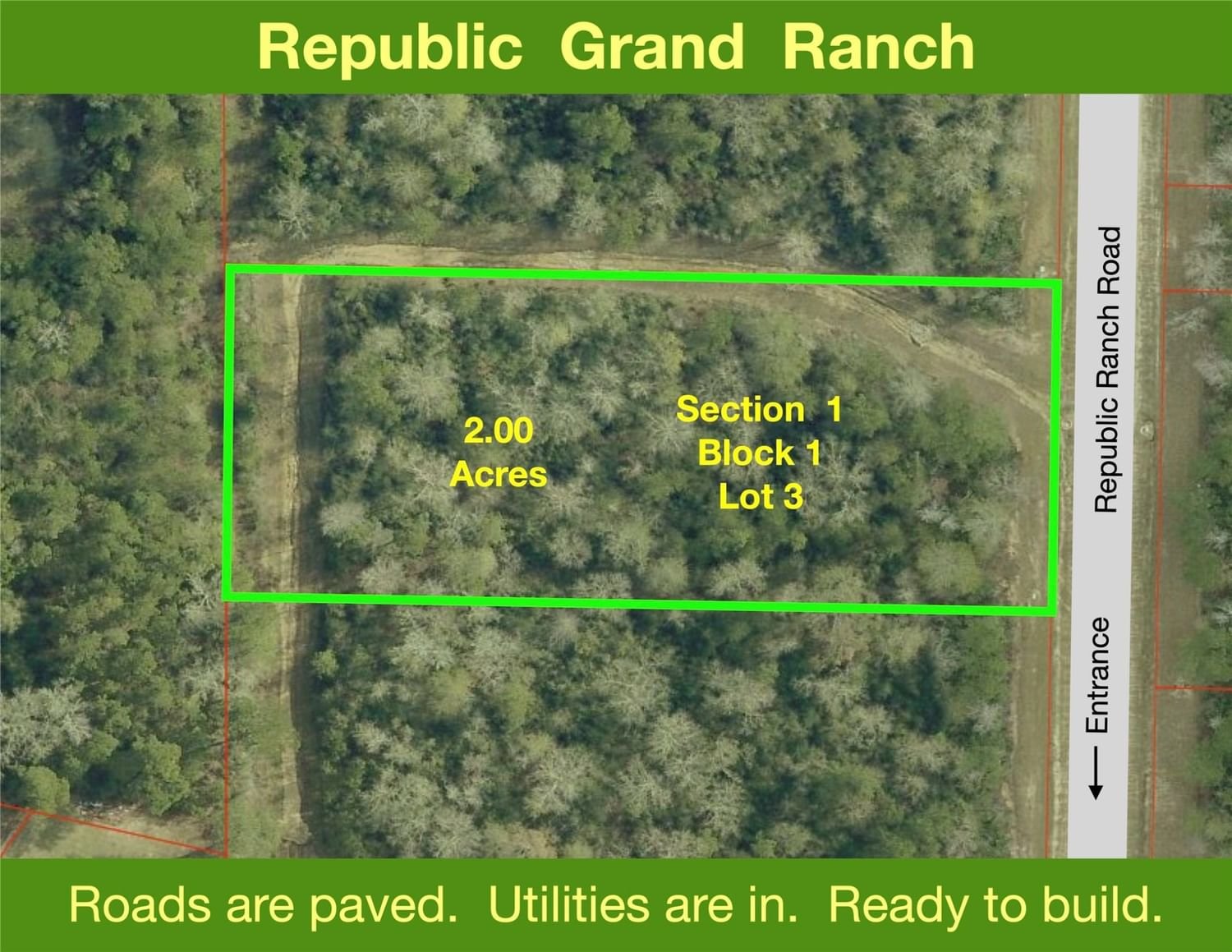 Real estate property located at 15824 Republic Ranch, Montgomery, Republic Grand Ranch, Willis, TX, US