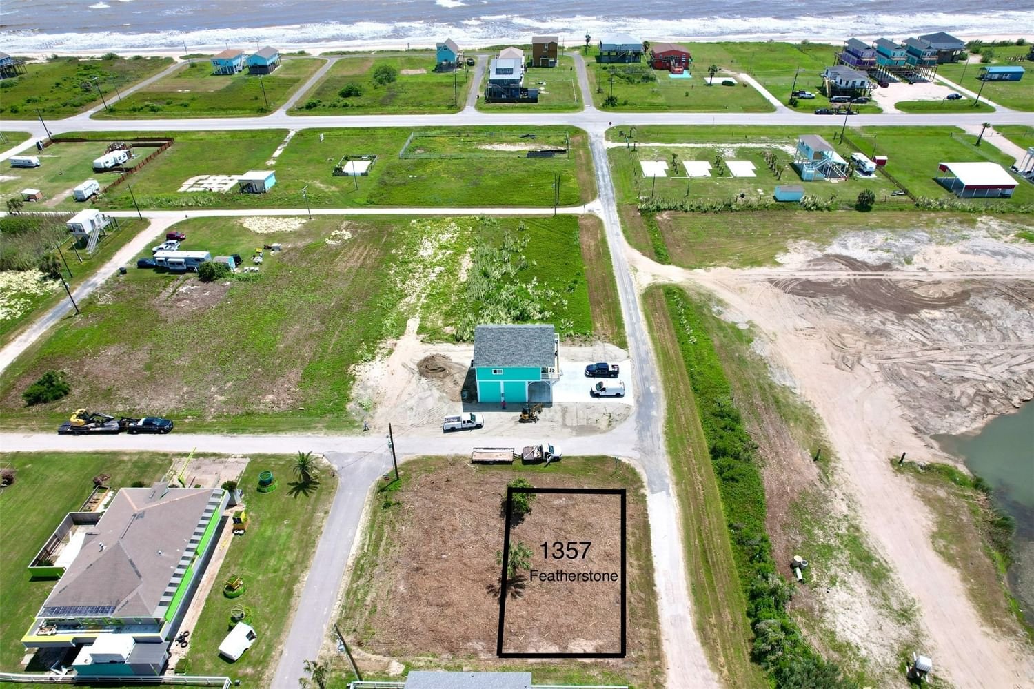 Real estate property located at 1357 Featherstone, Galveston, North Caplen, Gilchrist, TX, US