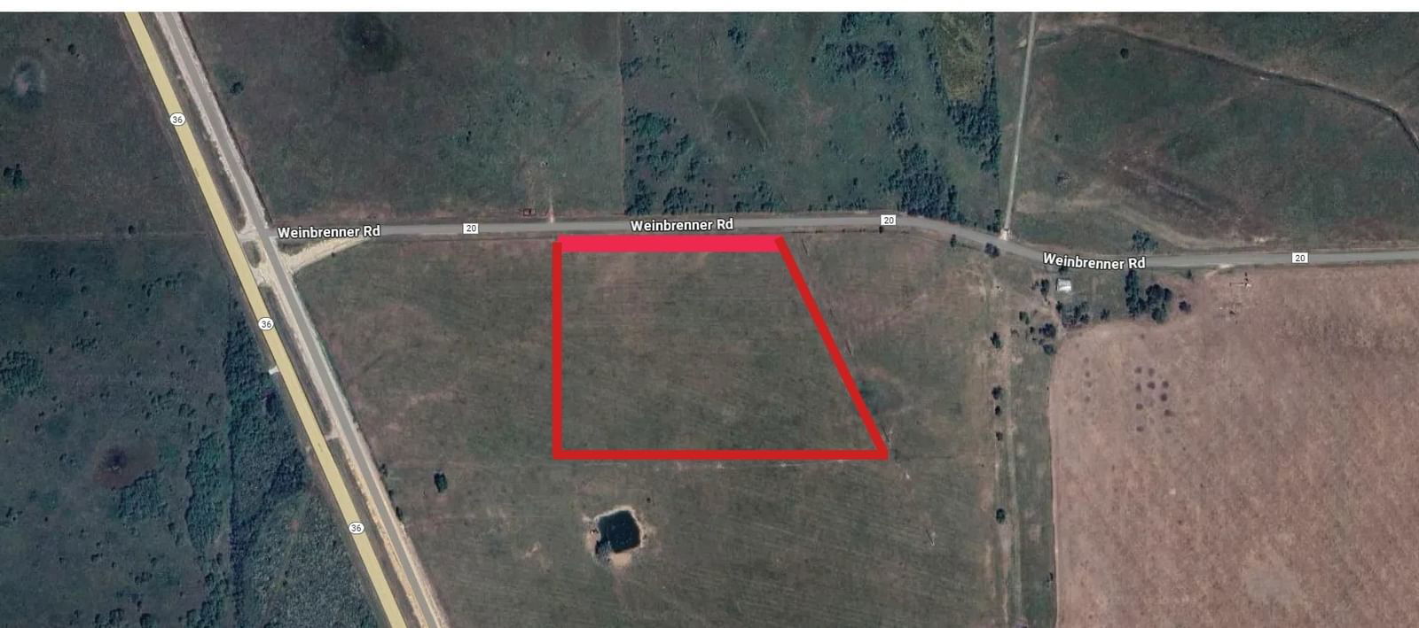 Real estate property located at 0 Cr-20, Brazoria, H T & B R R, Damon, TX, US