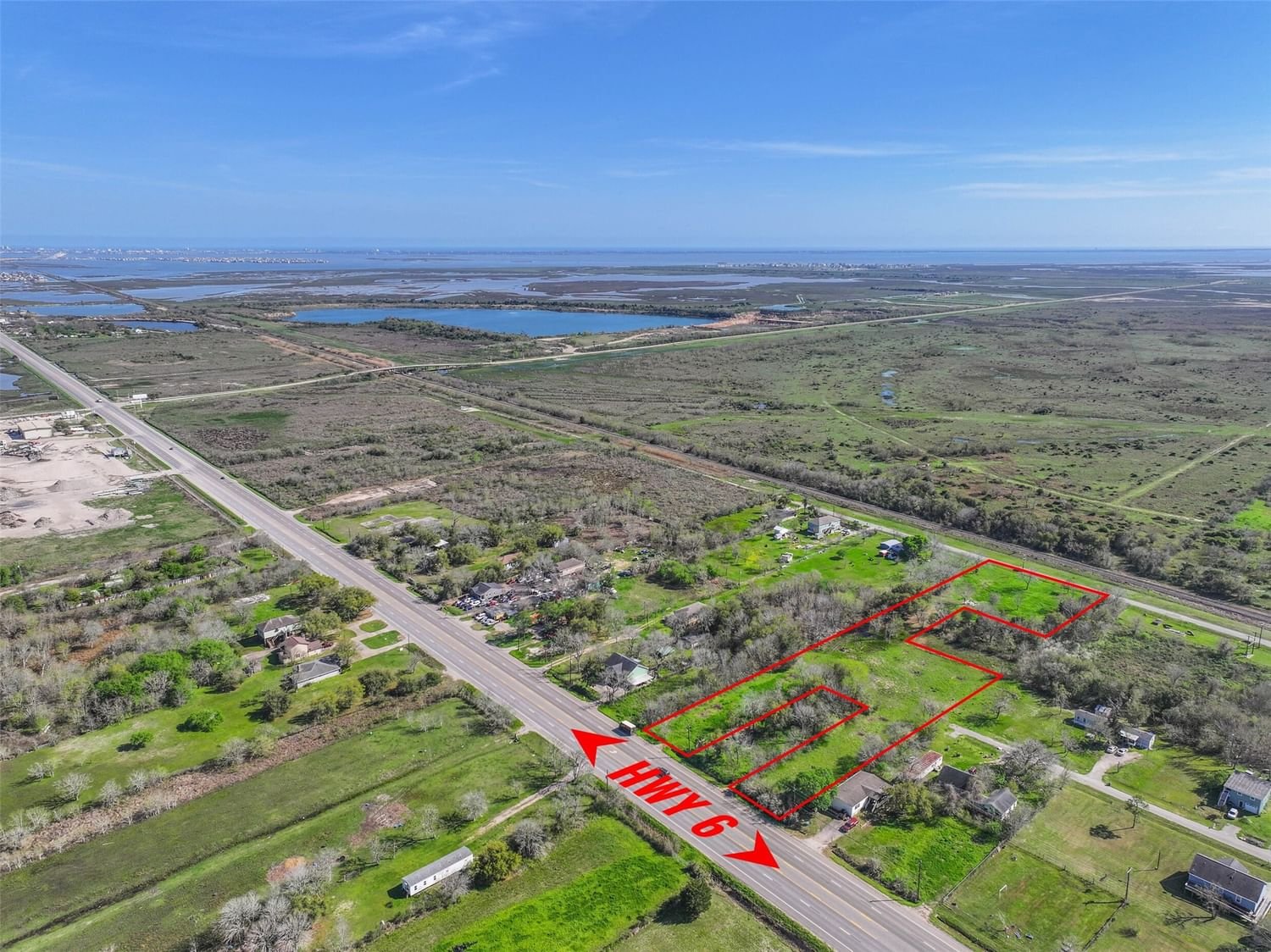 Real estate property located at 5719 Highway 6, Galveston, Arthur Burke Surv, Hitchcock, TX, US