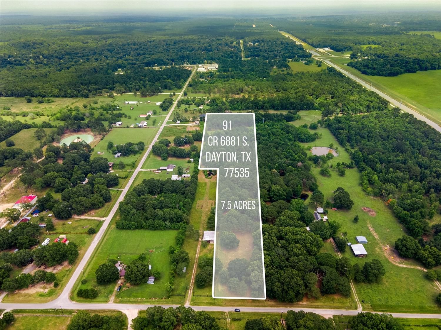 Real estate property located at 91 County Road 6881, Liberty, Meadowood Sub, Dayton, TX, US