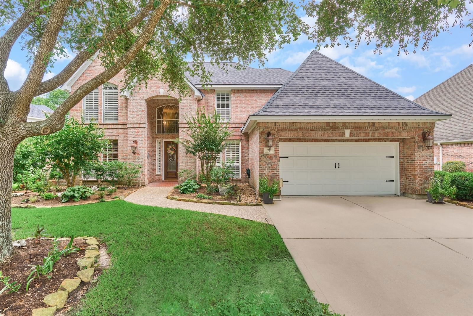 Real estate property located at 79 Flagstone Path, Montgomery, Wdlnds Village Cochrans Cr 42, The Woodlands, TX, US