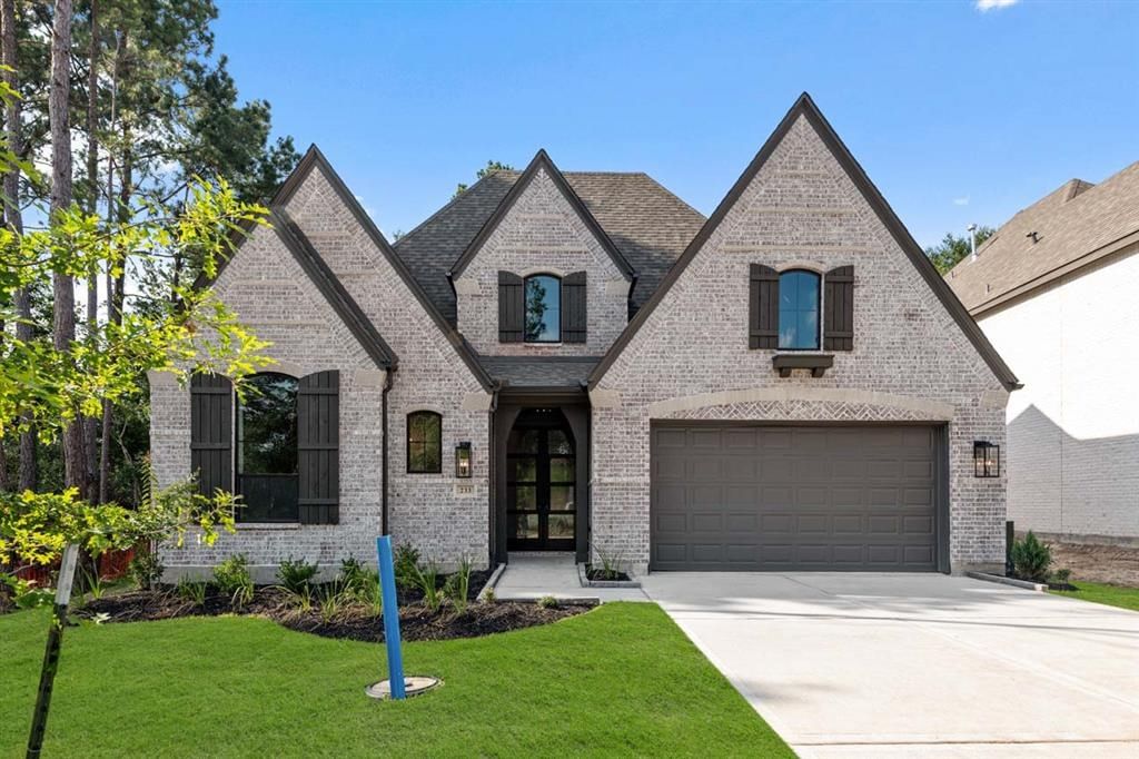 Real estate property located at 233 Monte Carlo, Montgomery, Woodforest Artisan Series 55, Montgomery, TX, US