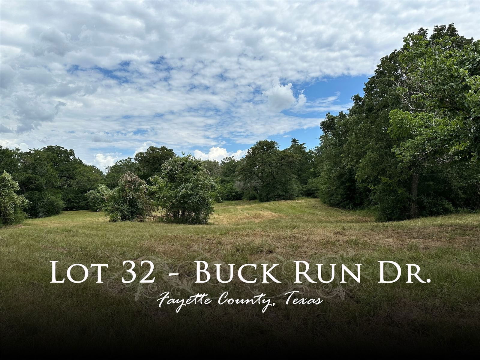 Real estate property located at 00 Buck Run, Fayette, Woodcreek - Ph 2, Cistern, TX, US