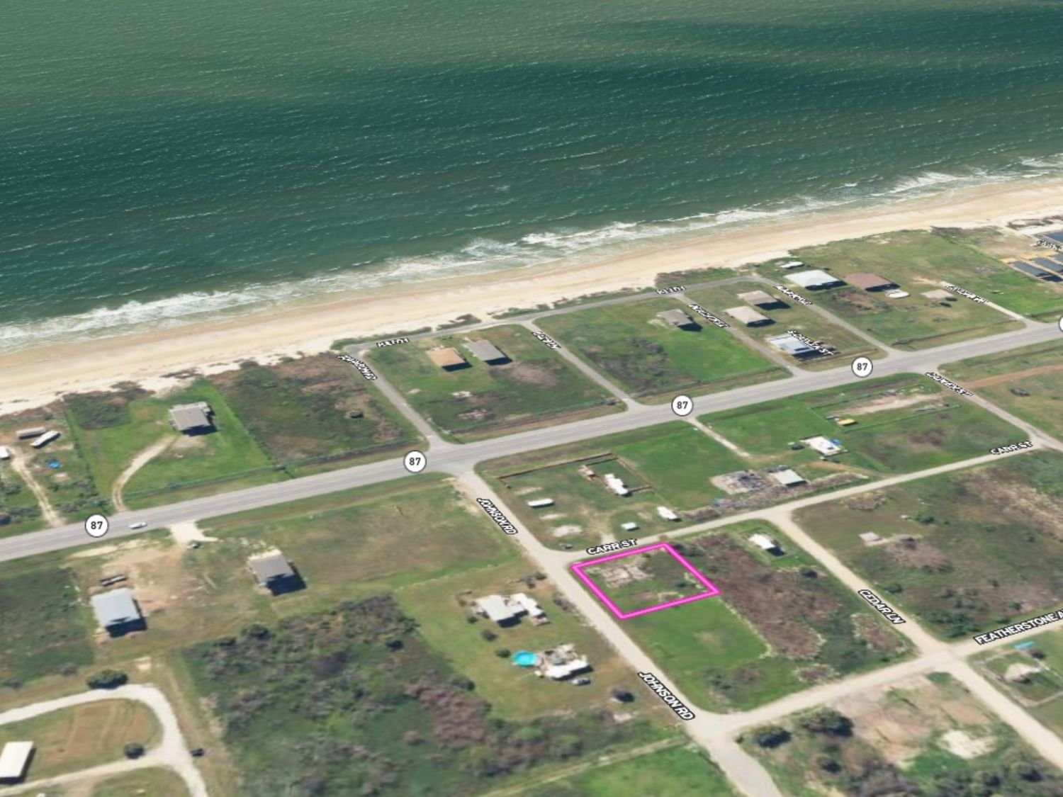Real estate property located at TBD Carr, Galveston, Caplen, Gilchrist, TX, US