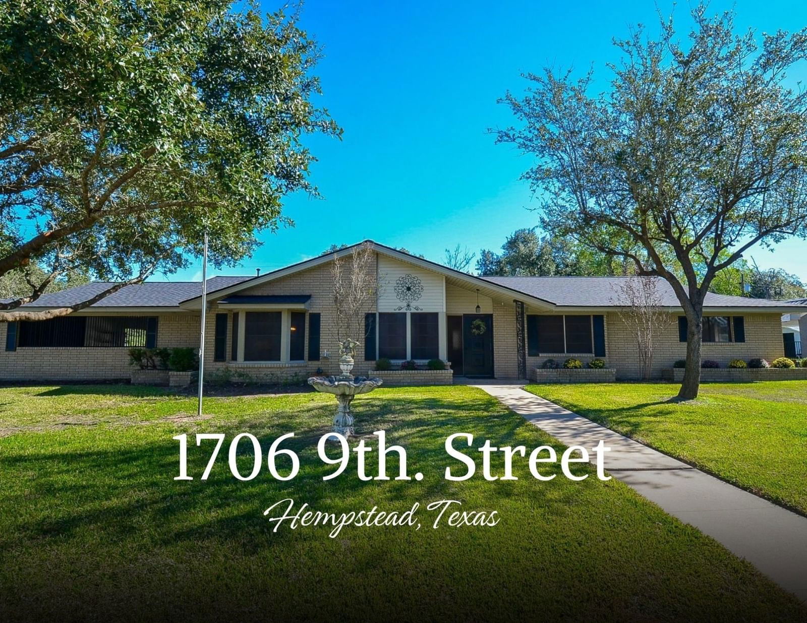 Real estate property located at 1706 Ninth, Waller, Hempstead, Hempstead, TX, US