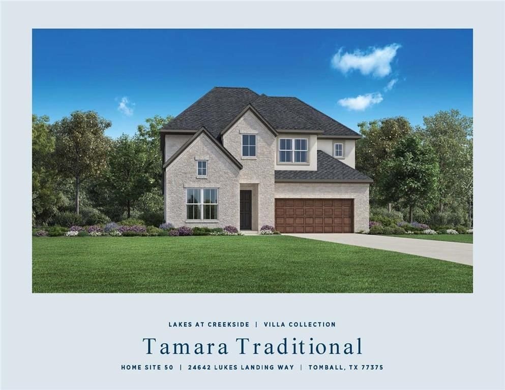 Real estate property located at 24642 Lukes Landing, Harris, Lakes at Creekside, Tomball, TX, US