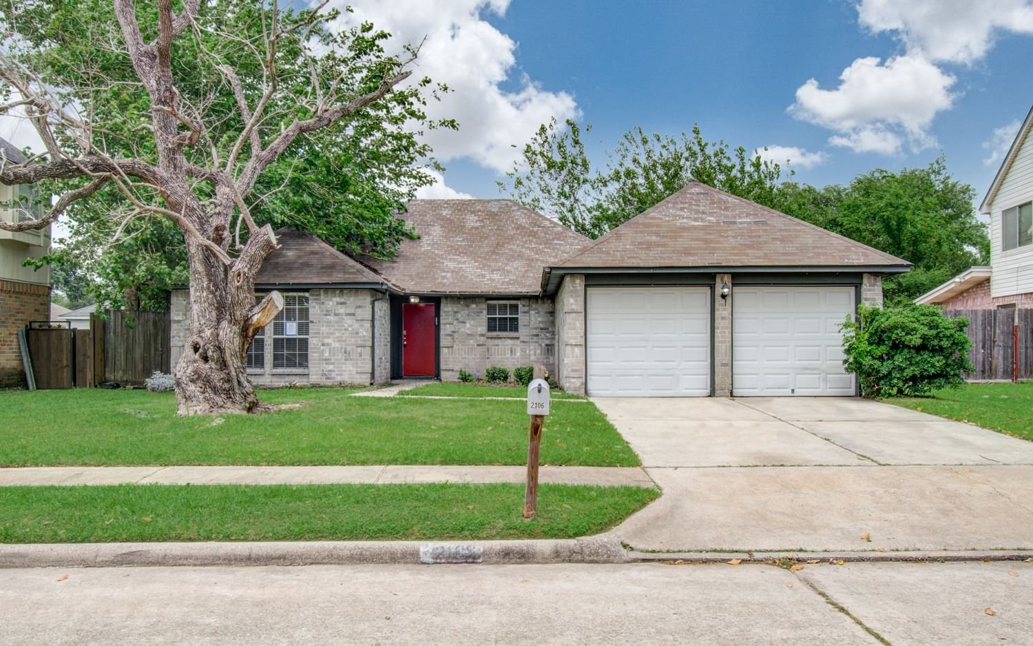 Real estate property located at 2106 Wilshire Park, Harris, Forestwood Sec 01, Houston, TX, US