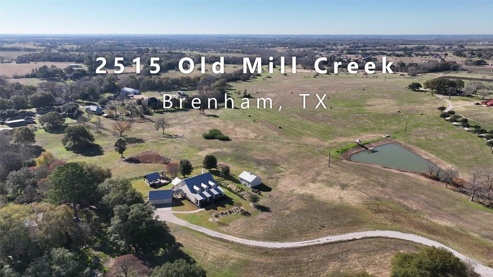 Real estate property located at 2515 Old Mill Creek, Washington, NA, Brenham, TX, US