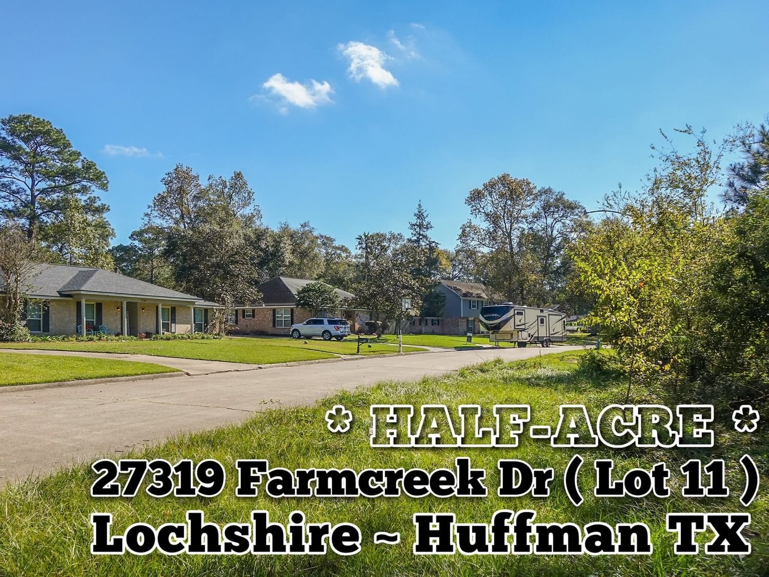 Real estate property located at 27319 Farmcreek, Harris, Lochshire, Huffman, TX, US