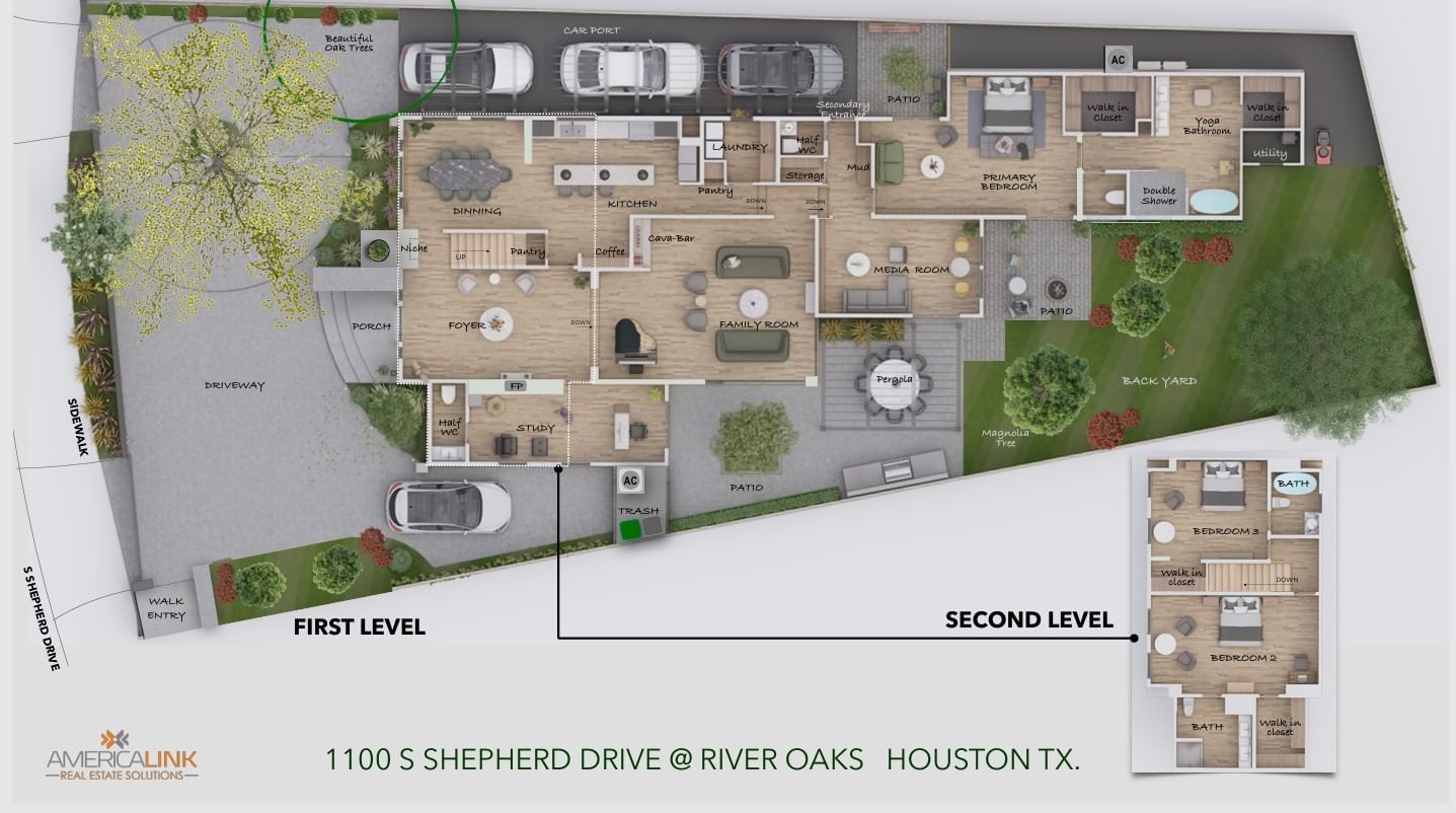 Real estate property located at 1100 Shepherd, Harris, River Oaks Sec 03, Houston, TX, US