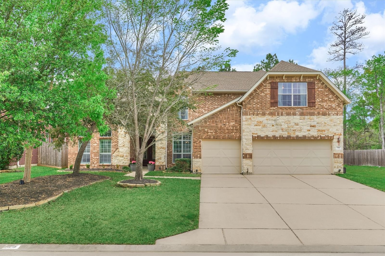 Real estate property located at 54 Winsome Path, Montgomery, The Woodlands Sterling Ridge, The Woodlands, TX, US
