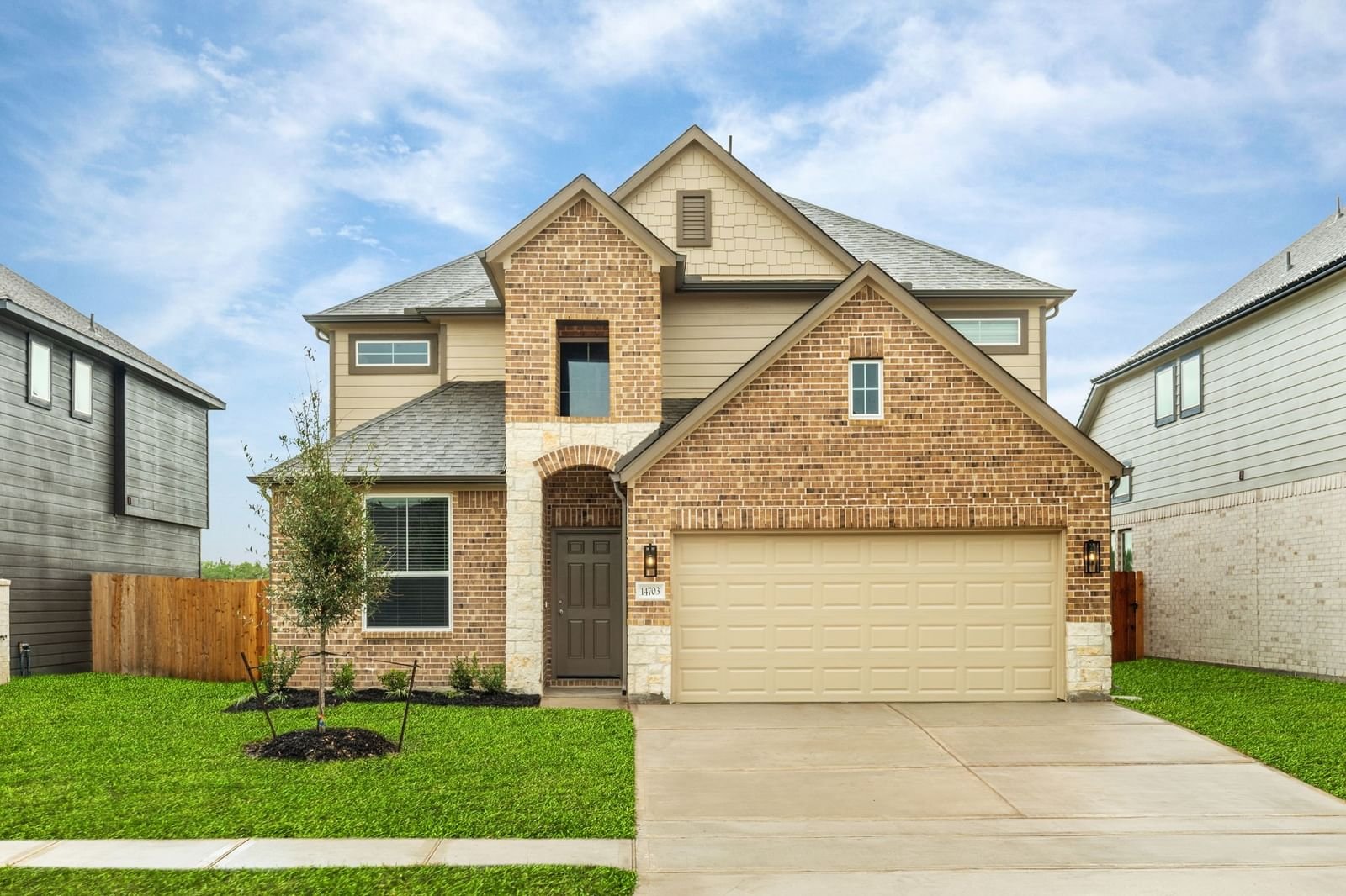 Real estate property located at 14703 Olive Sparrow Lane, Harris, Edgewood Village, Houston, TX, US