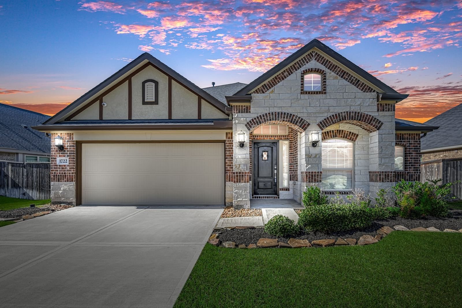 Real estate property located at 1722 Pickford Knolls, Fort Bend, Young Ranch, Brookshire, TX, US