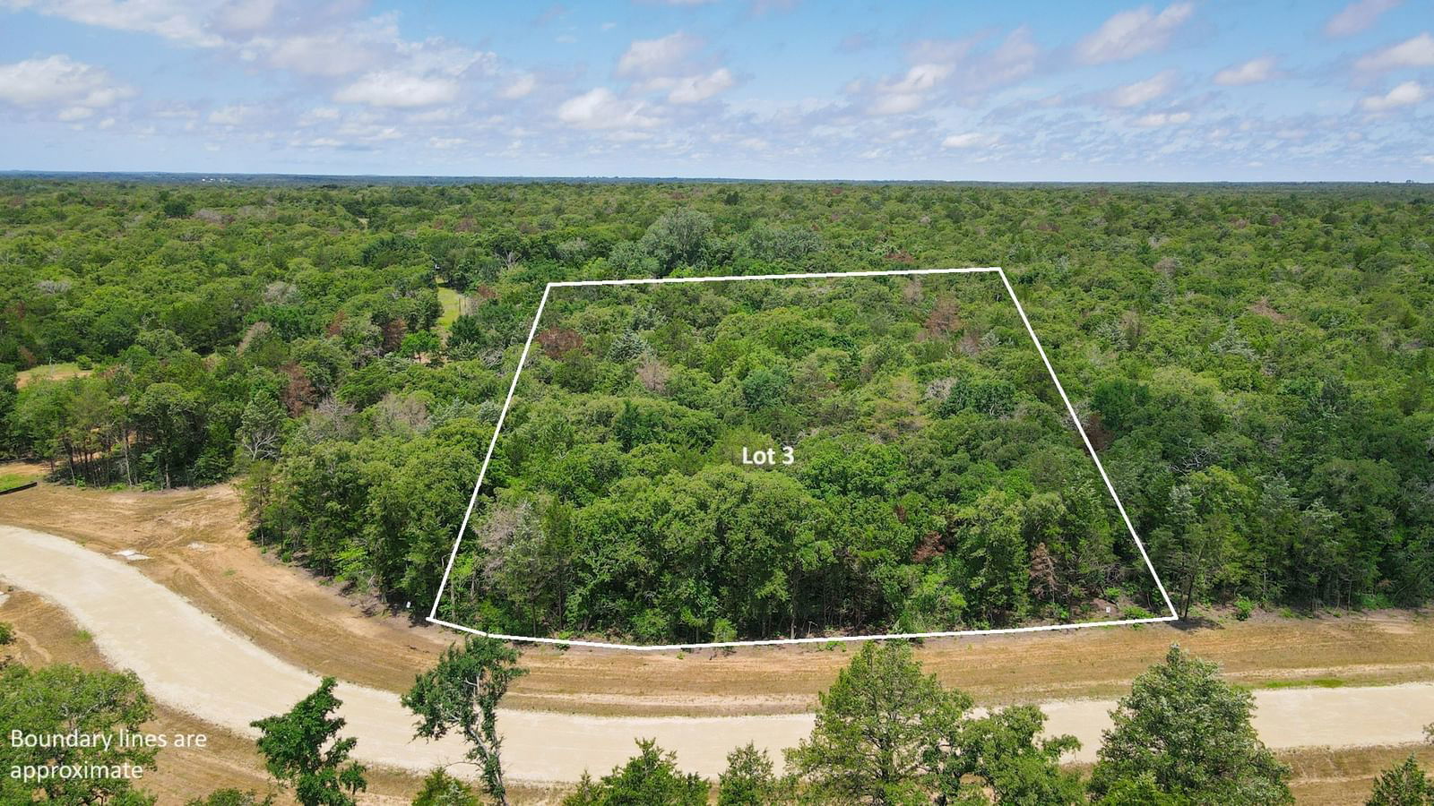 Real estate property located at LOT 3 Hidden Hill Lane, Burleson, Hidden Oaks, Caldwell, TX, US