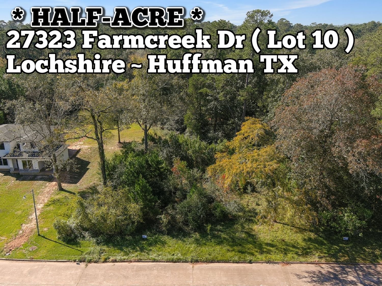 Real estate property located at 27323 Farmcreek, Harris, Lochshire, Huffman, TX, US