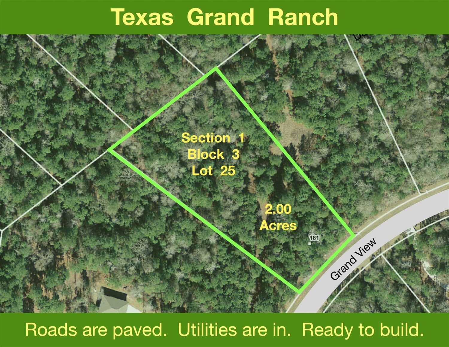 Real estate property located at 1-3-25 Grand, Walker, I Texas Grand Ranch, Huntsville, TX, US