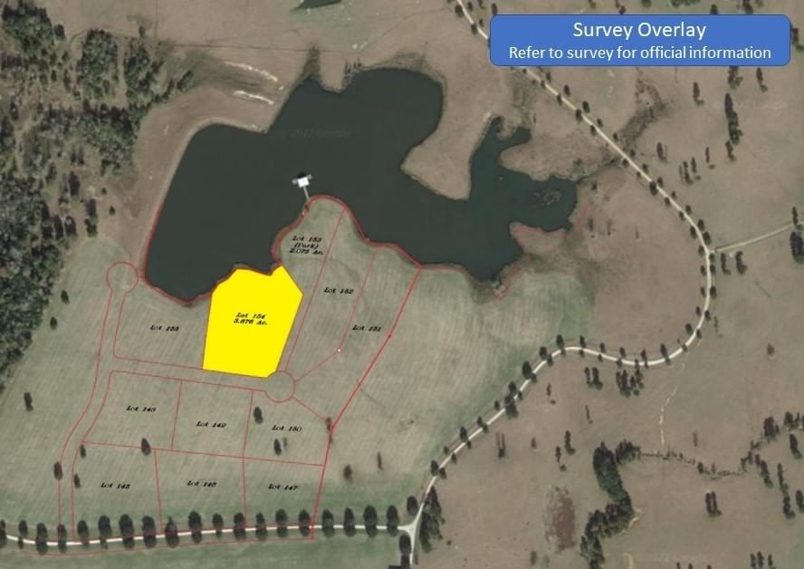Real estate property located at TBD Lakeland Ranch Section 3 - Lot 154, Tyler, Lakeland Ranch Sec 3, Hillister, TX, US