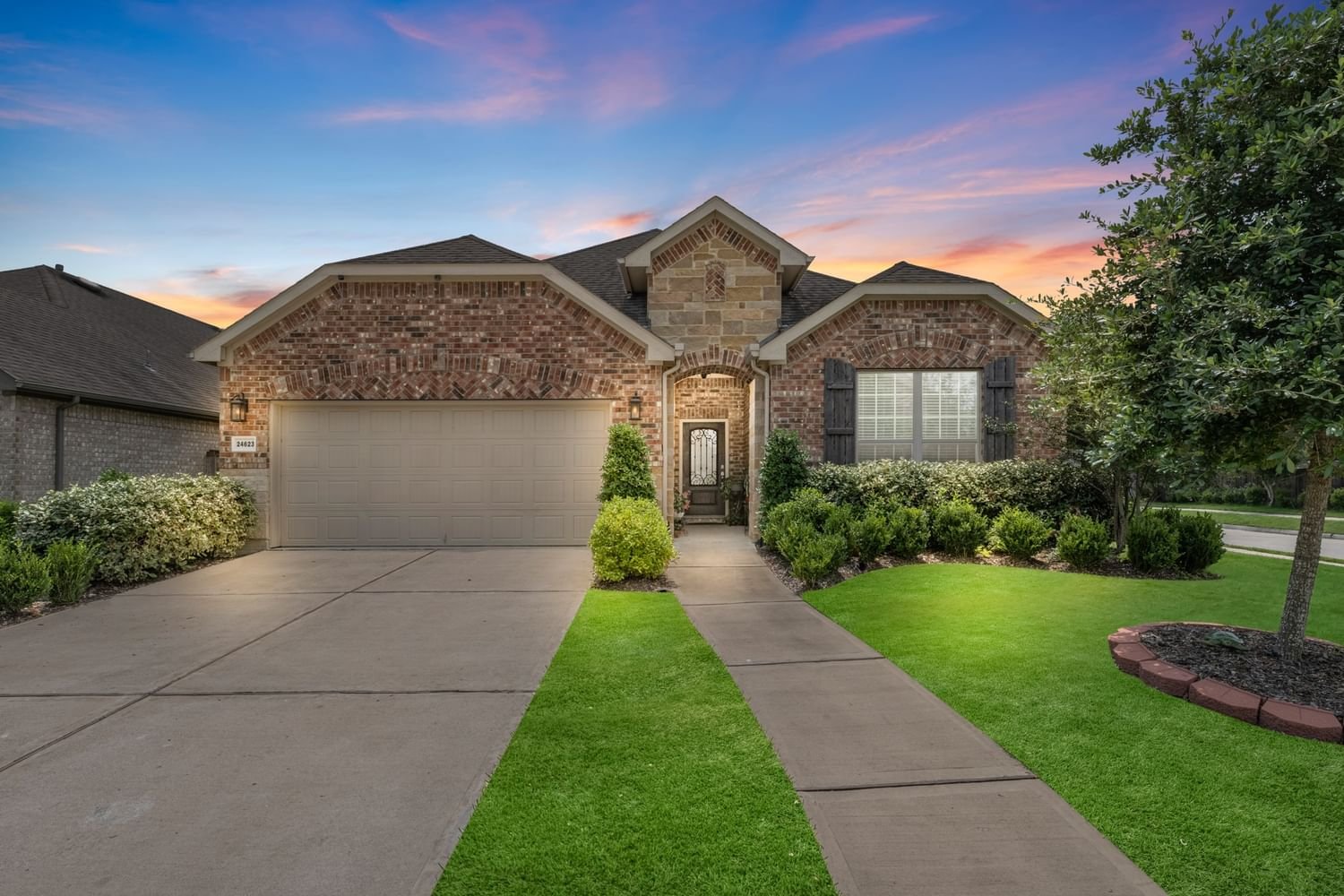 Real estate property located at 24623 Twilight Hollow, Fort Bend, Sendero Tr Sec 1, Richmond, TX, US